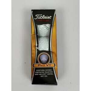 Titleist Pro V1 Golf Balls 1 Sleeve 3 Balls New Sealed NOS Vintage Clean
